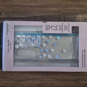 NIB Kate Spade Protective Case.  Samsung Galaxy Z Fold4. Flowers/rhinestones.